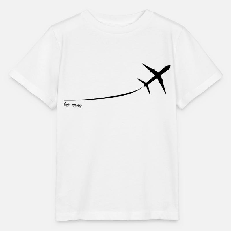 Flieg weit! - Stanley/Stella Kinder T-Shirt MINI CREATOR  - Weiß