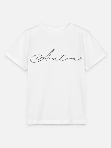 Name Anton - Stanley/Stella Kinder T-Shirt MINI CREATOR  - Weiß