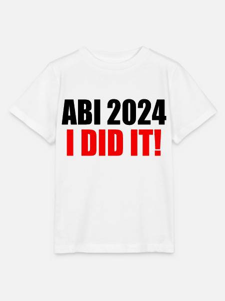 Abi 2024 - Stanley/Stella Kinder T-Shirt MINI CREATOR  - Weiß