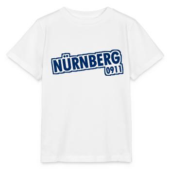 Nürnberg - 0911 - Vorwahl - Bayern - Stanley/Stella Kinder T-Shirt MINI CREATOR  - Weiß - Vorne - Maike (125cm)