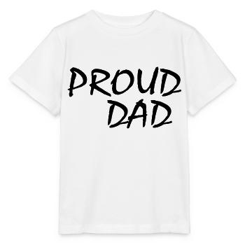 Proud dad - T-shirt bio MINI CREATOR Stanley/Stella Enfant - blanc - Devant - Maike (125cm)