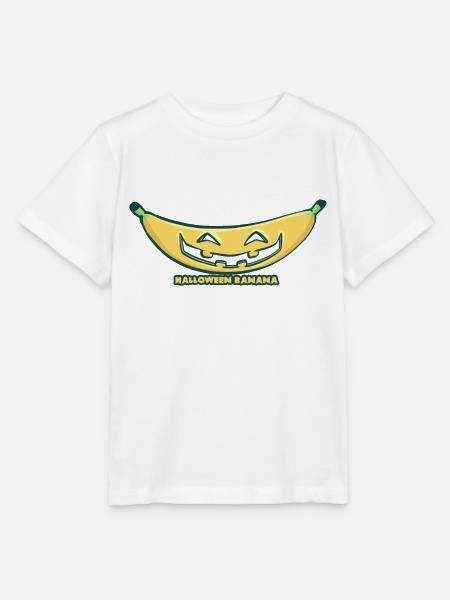 Halloween-Banane - Stanley/Stella Kinder T-Shirt MINI CREATOR  - Weiß