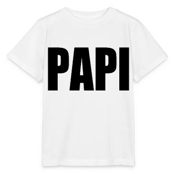 Papi - Stanley/Stella Kinder T-Shirt MINI CREATOR  - Weiß - Vorne - Maike (125cm)