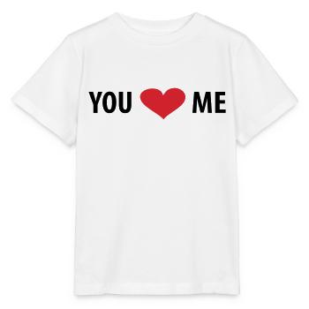 You love Me - Stanley/Stella Kinder T-Shirt MINI CREATOR  - Weiß - Vorne - Maike (125cm)