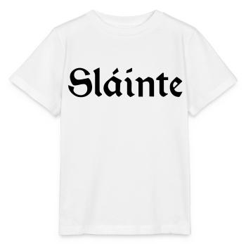 Slainte texte de - T-shirt bio MINI CREATOR Stanley/Stella Enfant - blanc - Devant - Maike (125cm)
