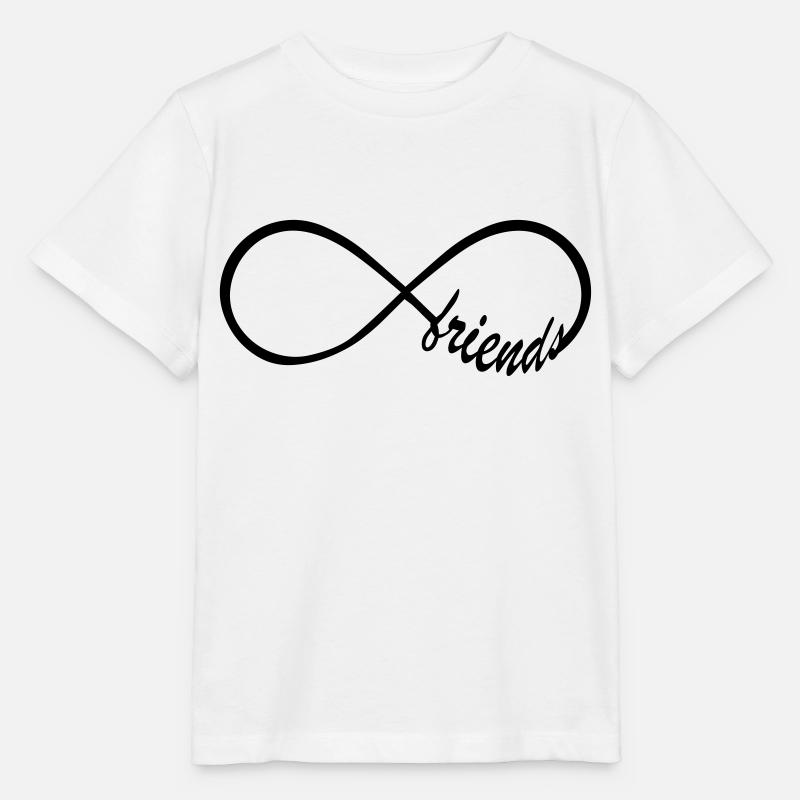 Friends Infinity Swag - Stanley/Stella Kinder T-Shirt MINI CREATOR  - Weiß