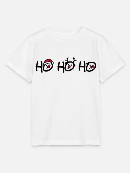 Ho Ho Ho - Stanley/Stella Kinder T-Shirt MINI CREATOR - Weiß