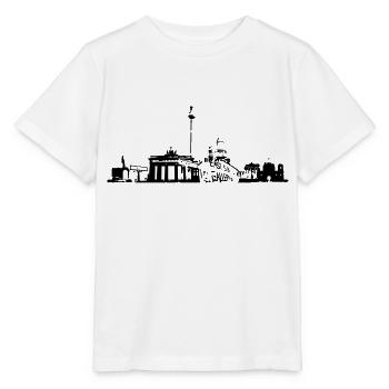Berlin Skyline - Stanley/Stella Kinder T-Shirt MINI CREATOR  - Weiß - Vorne - Maike (125cm)