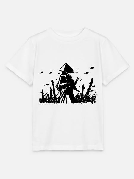 Samurai - Stanley/Stella Kinder T-Shirt MINI CREATOR - Weiß
