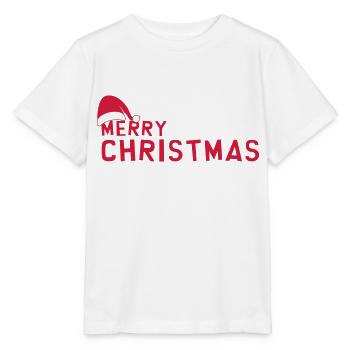 Joyeux Noël - Merry Christmas - Stanley/Stella MINI CREATOR Kids’ T-Shirt - white - Front - Maike (125cm)