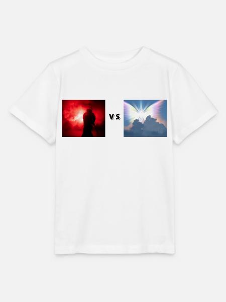 Himmel VS Paradies - Stanley/Stella Kinder T-Shirt MINI CREATOR  - Weiß