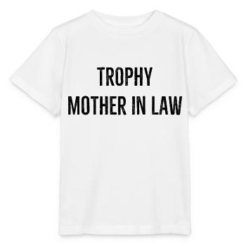 Trophäe Schwiegermutter - Stanley/Stella Kinder T-Shirt MINI CREATOR  - Weiß - Vorne - Maike (125cm)