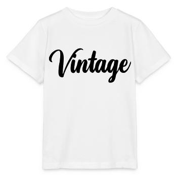 Vintage - Stanley/Stella MINI CREATOR Kids’ T-Shirt - white - Front - Maike (125cm)
