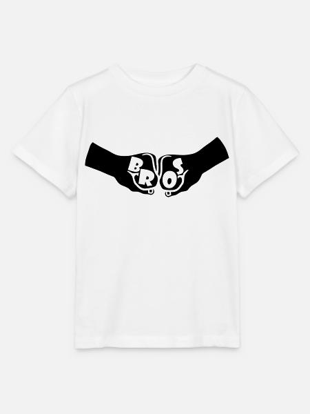 Fäuste Bros Team - Stanley/Stella Kinder T-Shirt MINI CREATOR  - Weiß