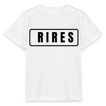rires - T-shirt bio MINI CREATOR Stanley/Stella Enfant - blanc - Devant - Maike (125cm)