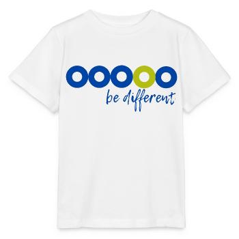 Be Different - Be Yourself!! - Stanley/Stella Kinder T-Shirt MINI CREATOR  - Weiß - Vorne - Maike (125cm)