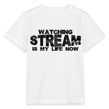 Watching Stream Is My Life Now 2 - Stanley/Stella MINI CREATOR Kids’ T-Shirt - white - Front - Maike (125cm)