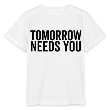 Morgen braucht Sie - Stanley/Stella Kinder T-Shirt MINI CREATOR  - Weiß - Vorne - Maike (125cm)