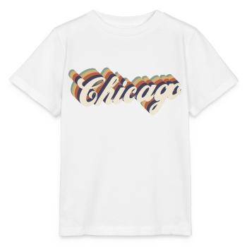 Chicago vintage - T-shirt bio MINI CREATOR Stanley/Stella Enfant - blanc - Devant - Maike (125cm)