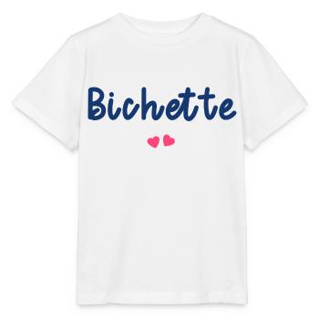 bichette - T-shirt bio MINI CREATOR Stanley/Stella Enfant - blanc - Devant - Maike (125cm)