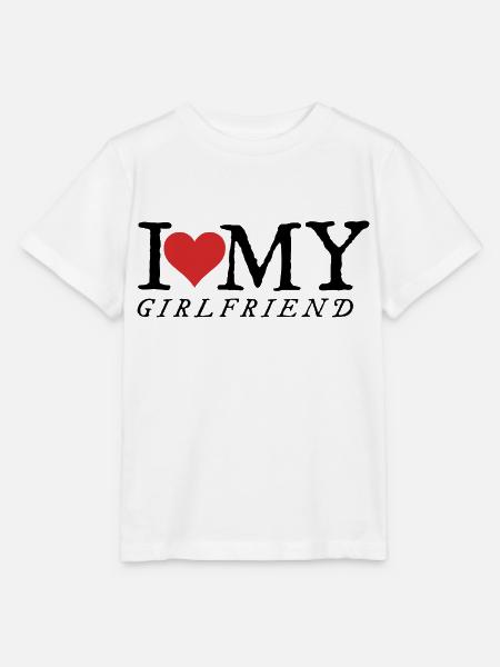Ich liebe meine Freundin - Stanley/Stella Kinder T-Shirt MINI CREATOR - Weiß