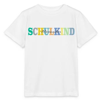 Schulkind mit Alexander - Stanley/Stella Kinder T-Shirt MINI CREATOR  - Weiß - Vorne - Maike (125cm)