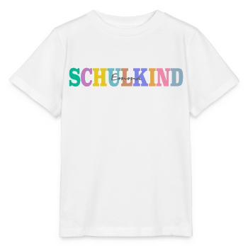 Schulkind mit Emma - Stanley/Stella Kinder T-Shirt MINI CREATOR  - Weiß - Vorne - Maike (125cm)