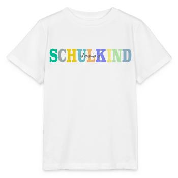 Schulkind mit Jonas - Stanley/Stella Kinder T-Shirt MINI CREATOR  - Weiß - Vorne - Maike (125cm)