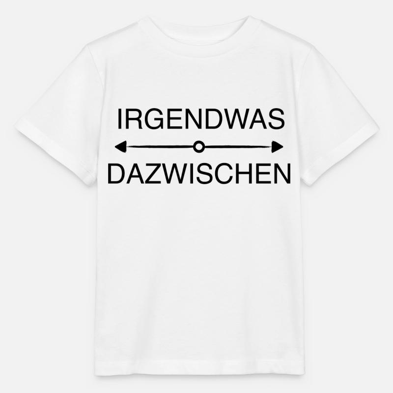 IRGENDWAS DAZWISCHEN - Stanley/Stella Kinder T-Shirt MINI CREATOR  - Weiß