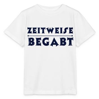 ZEITWEISE BEGABT - Stanley/Stella Kinder T-Shirt MINI CREATOR  - Weiß - Vorne - Maike (125cm)