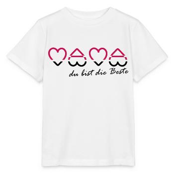Meilleure maman - T-shirt bio MINI CREATOR Stanley/Stella Enfant - blanc - Devant - Maike (125cm)