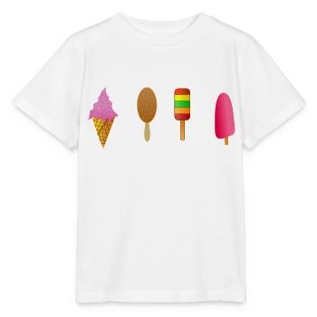 Eis - Stanley/Stella Kinder T-Shirt MINI CREATOR  - Weiß - Vorne - Maike (125cm)