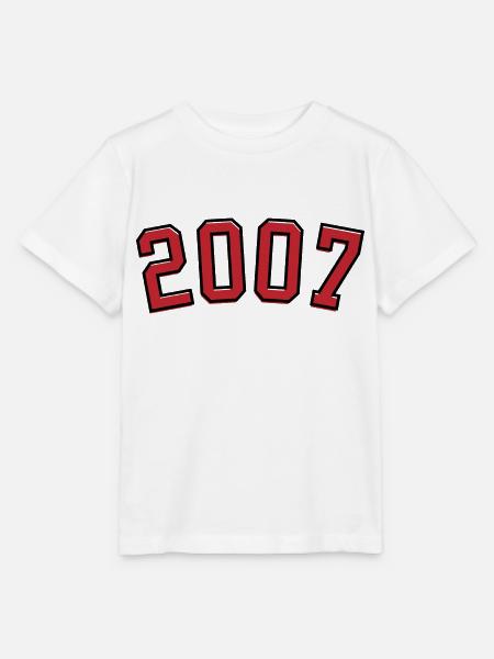 Jahrgang Sport 2007 - Stanley/Stella Kinder T-Shirt MINI CREATOR - Weiß