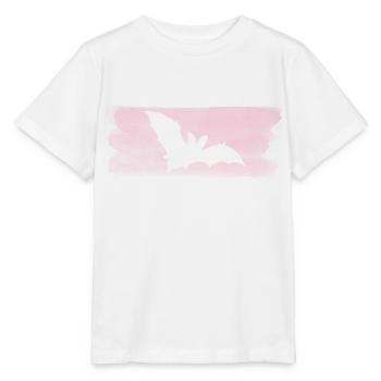 Fledermaus - Stanley/Stella Kinder T-Shirt MINI CREATOR  - Weiß - Vorne - Maike (125cm)