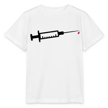 Seringue - T-shirt bio MINI CREATOR Stanley/Stella Enfant - blanc - Devant - Maike (125cm)