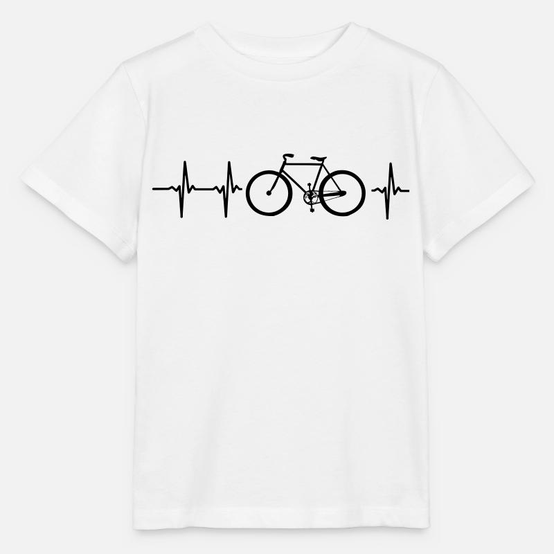 ICH LIEBE MEIN FAHRRAD! - Stanley/Stella Kinder T-Shirt MINI CREATOR - Weiß