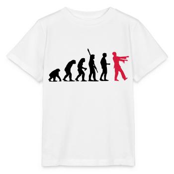 Zombie Evolution (zweifarbig) - Stanley/Stella Kinder T-Shirt MINI CREATOR  - Weiß - Vorne - Maike (125cm)