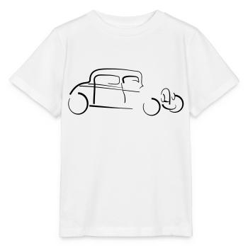 Hot Rod - Stanley/Stella Kinder T-Shirt MINI CREATOR  - Weiß - Vorne - Maike (125cm)
