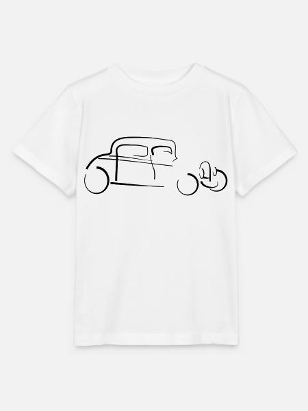 Hot Rod - Stanley/Stella Kinder T-Shirt MINI CREATOR - Weiß