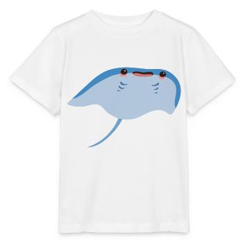 Raie - T-shirt bio MINI CREATOR Stanley/Stella Enfant - blanc - Devant - Maike (125cm)