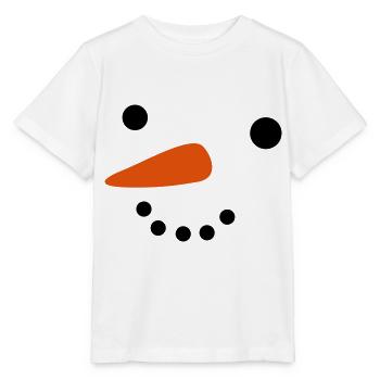 Bonhomme de neige - T-shirt bio MINI CREATOR Stanley/Stella Enfant - blanc - Devant - Maike (125cm)
