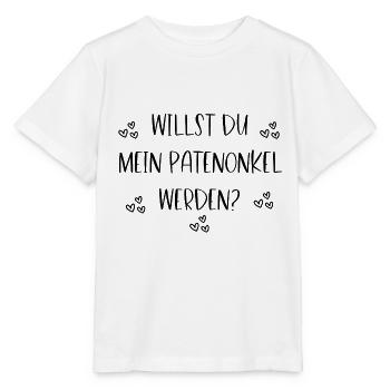 Patenonkel - Stanley/Stella Kinder T-Shirt MINI CREATOR  - Weiß - Vorne - Maike (125cm)