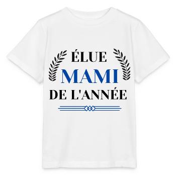 Élue mami de l'année - T-shirt bio MINI CREATOR Stanley/Stella Enfant - blanc - Devant - Maike (125cm)