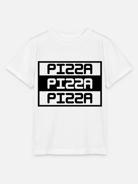 pizza - Stanley/Stella Kinder T-Shirt MINI CREATOR - Weiß