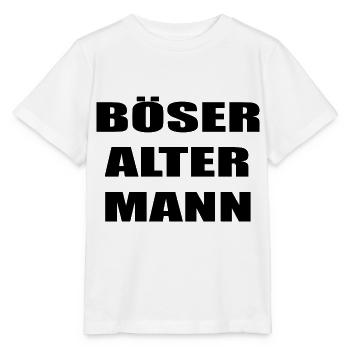 Böser Alter Mann - Stanley/Stella Kinder T-Shirt MINI CREATOR  - Weiß - Vorne - Maike (125cm)