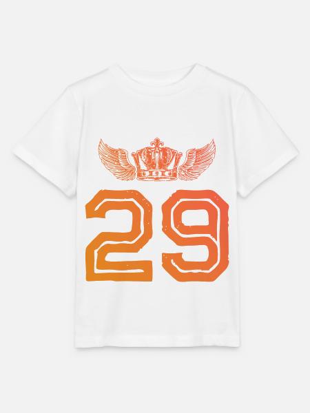 29 Zahl Krone - Stanley/Stella Kinder T-Shirt MINI CREATOR - Weiß