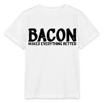 Le bacon rend tout meilleur 15 - T-shirt bio MINI CREATOR Stanley/Stella Enfant - blanc - Devant - Maike (125cm)