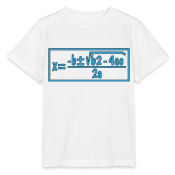 Quadratic Formula For Math Class 10 - Stanley/Stella MINI CREATOR Kids’ T-Shirt - white - Front - Maike (125cm)