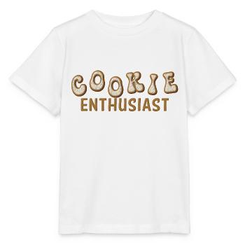 Keks-Enthusiast - Stanley/Stella Kinder T-Shirt MINI CREATOR  - Weiß - Vorne - Maike (125cm)