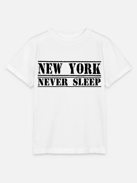 NEW YORK - Stanley/Stella Kinder T-Shirt MINI CREATOR - Weiß